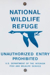 National Wildlife Refuge Sign